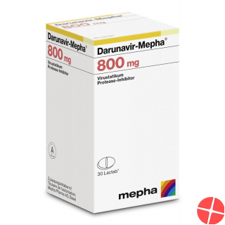 Darunavir Mepha Lactab 800mg Dose 30 Stück