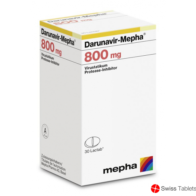 Darunavir Mepha Lactab 800mg Dose 30 Stück buy online