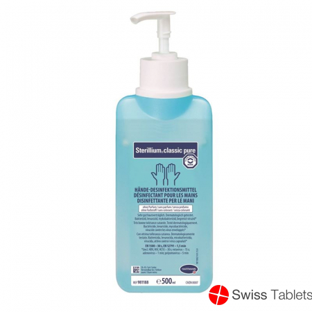 Sterillium Pure with pump 500ml buy online