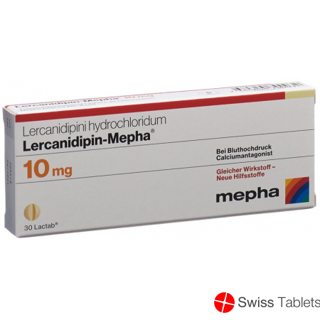 Lercanidipin Mepha Lactab 10mg (neu) 30 Stück buy online