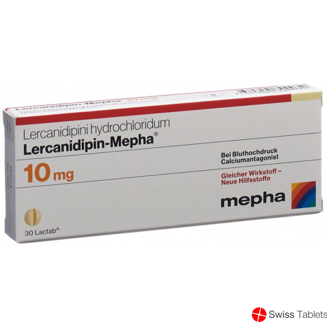 Lercanidipin Mepha Lactab 10mg (neu) 30 Stück buy online