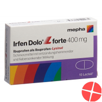 Irfen Dolo L Forte Lactab 400mg 10 Stück