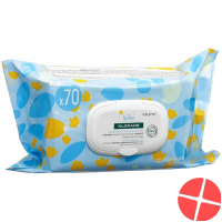 Klorane Bebe degradable cleaning cloths 70 pieces