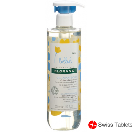 Klorane Bebe Tender foam gel 500ml buy online
