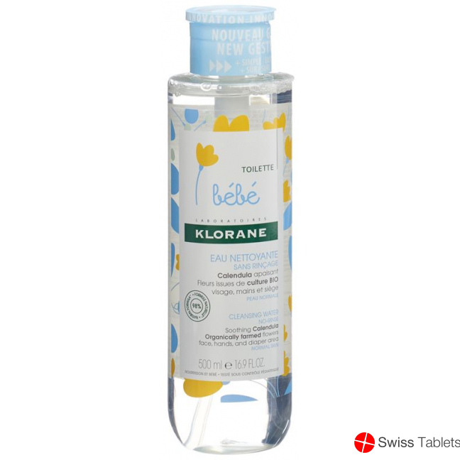 Klorane Bebe micelle cleansing lotion without rinsing 500ml buy online