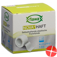 Flawa Nova Haft Cohesive Gauze Bandage 4cmx4m