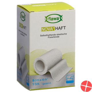 Flawa Nova Haft Cohesive Gauze Bandage 8cmx4m