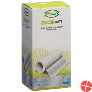 Flawa Nova Haft Cohesive Gauze Bandage 10cmx4m