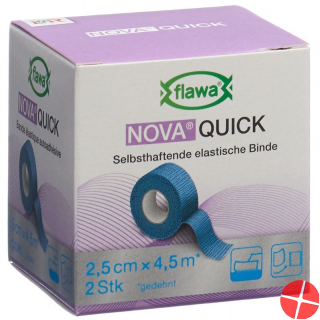 Flawa Nova Quick Kohae Reissbin 2.5cmx4.5m Bl 2 Stück