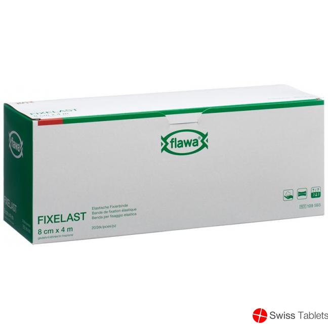 Flawa Fixelast Fixierbinde 8cmx4m In Cellux 20 Stück buy online