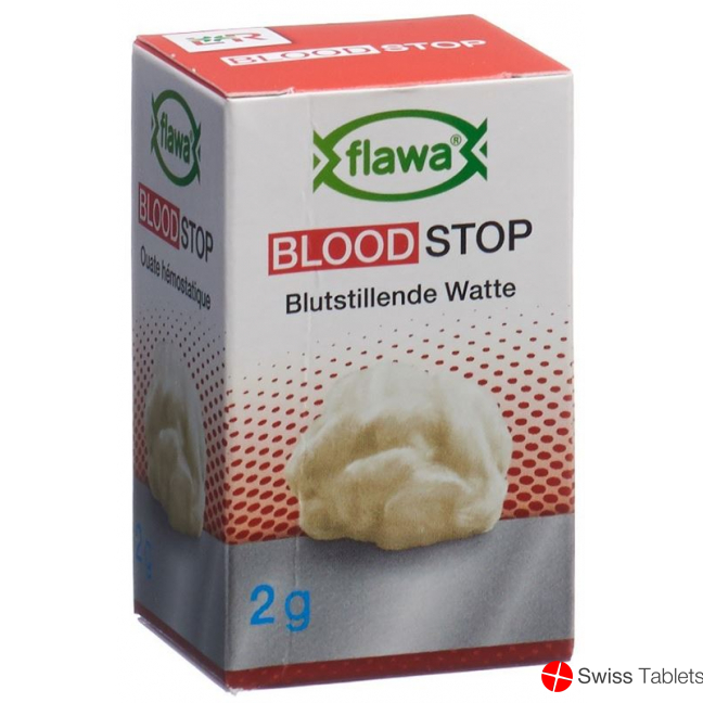 Flawa Hemostatic Cotton Wool Sterilized Glass 2g buy online