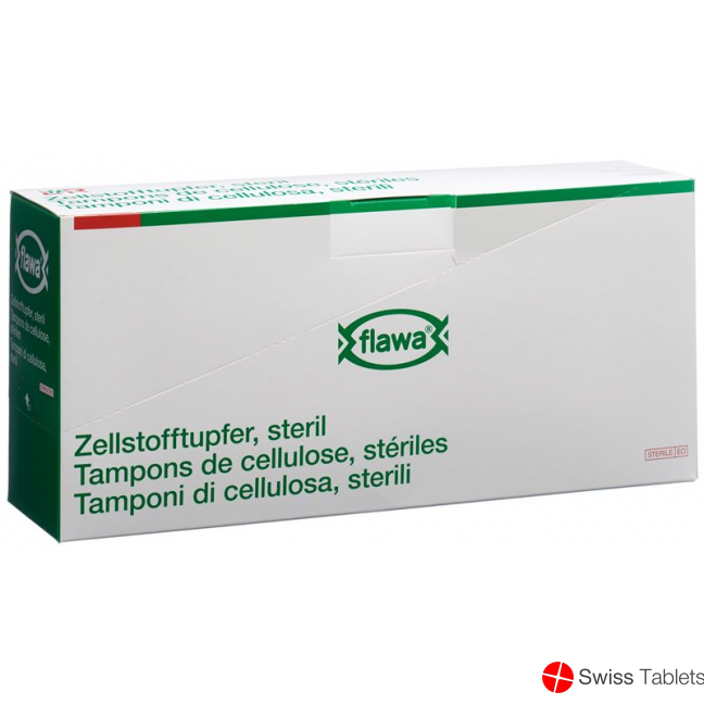Flawa Zellstofftupfer 4x5cm Steril 70x 2 Stück buy online