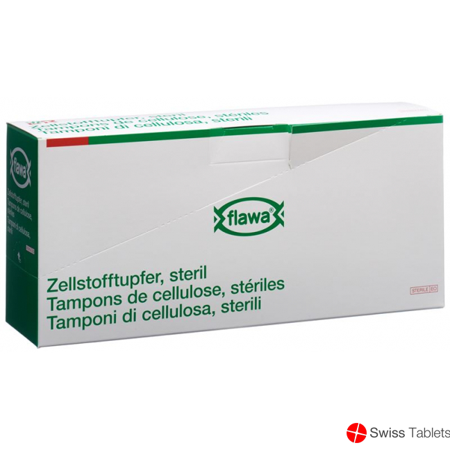 Flawa Zellstofftupfer 4x5cm Steril 50x 3 Stück buy online