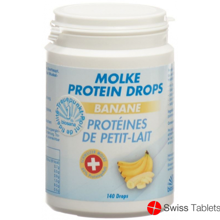 Biosana Molke Protein Drops Banane 140 Stück buy online