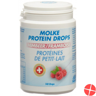 Biosana Molke Protein Drops Himbeer 140 Stück