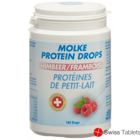 Biosana Molke Protein Drops Himbeer 140 Stück buy online