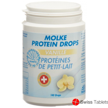 Biosana Molke Protein Drops Vanille 140 Stück buy online