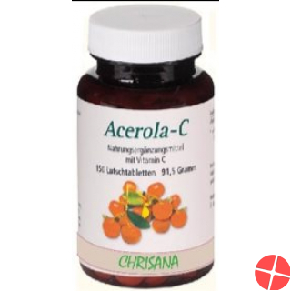 Chrisana Acerola C Lutschtabletten Dose 150 Stück