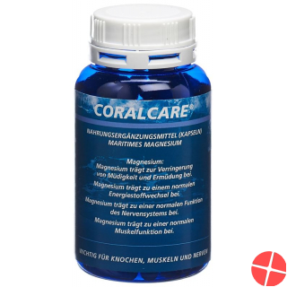 Coralcare Magnesium Kapseln 500mg Dose 120 Stück