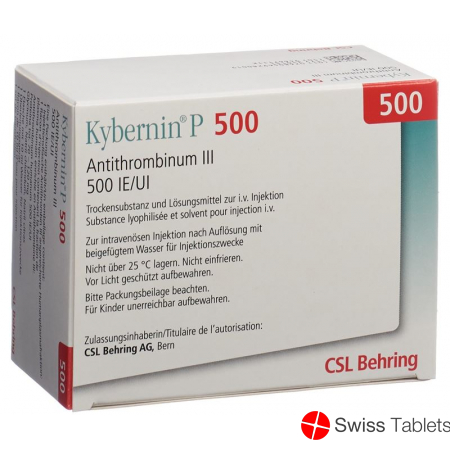 Kybernin P Trockensubstanz 500 Ie C Solv Flasche buy online