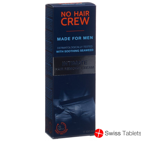 No Hair Crew Enthaarungscreme Intim Männer 100ml buy online