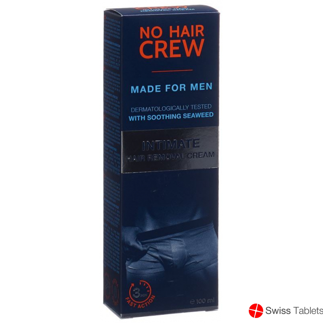 No Hair Crew Enthaarungscreme Intim Männer 100ml buy online