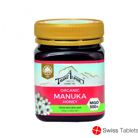 Hoyer Manukahonig Mgo 550+ Bio Glas 250g buy online