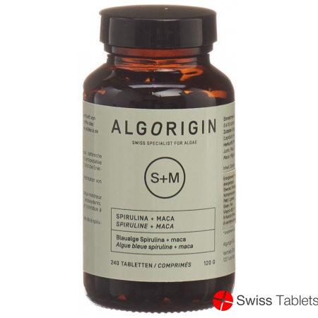 Algorigin Spiruline + Maca Tabletten 240 Stück buy online