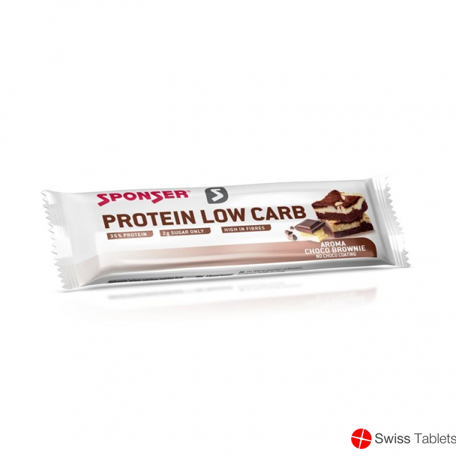 Sponser Protein Low Carb Bar Disp Choc Brown 25 Stück buy online