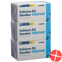Calcium D3 Sandoz Pulver 500/440 Beutel 90 Stück