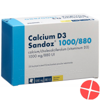 Calcium D3 Sandoz Pulver 1000/880 Beutel 30 Stück