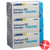 Calcium D3 Sandoz Pulver 1000/880 Beutel 90 Stück