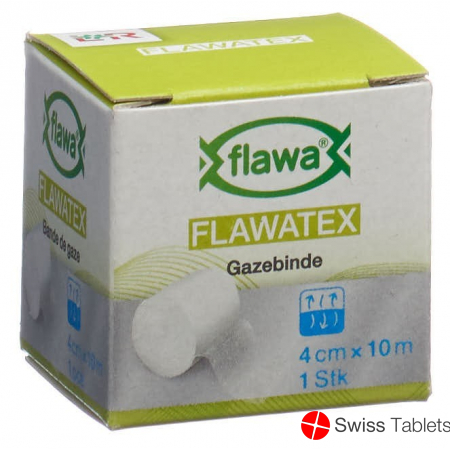 Flawa Flawatex gauze bandage inelastic 4cmx10m