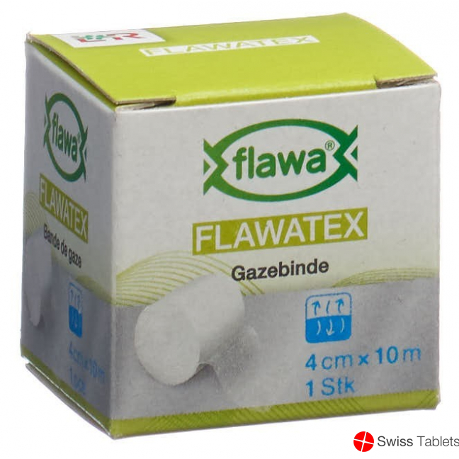 Flawa Flawatex gauze bandage inelastic 4cmx10m