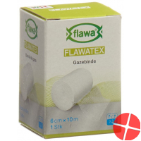 Flawa Flawatex gauze bandage 6cmx10m Inelastic