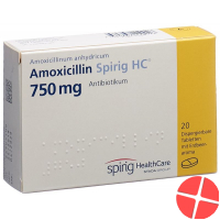 Amoxicillin Spirig HC Disp Tabletten 750mg 20 Stück