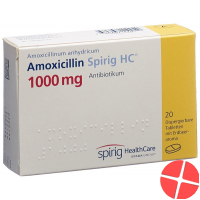 Amoxicillin Spirig HC Disp Tabletten 1000mg 20 Stück