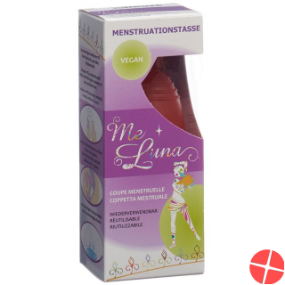Me Luna Menstrual Cup Classic S Ball Red