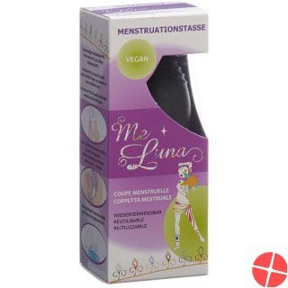 Me Luna Menstrual Cup Classic M Ball Black