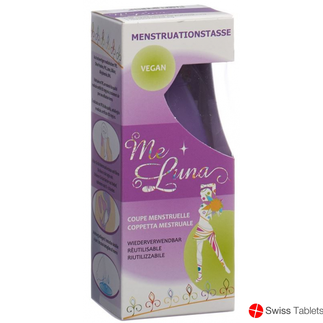 Me Luna menstrual cup Classic L ball purple buy online