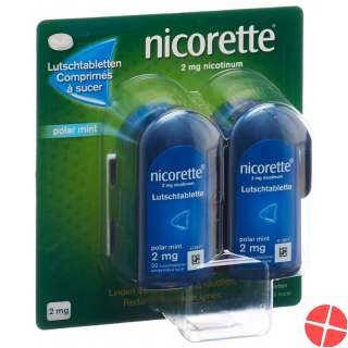 Nicorette Polar Mint Lutschtabletten 2mg 80 Stück