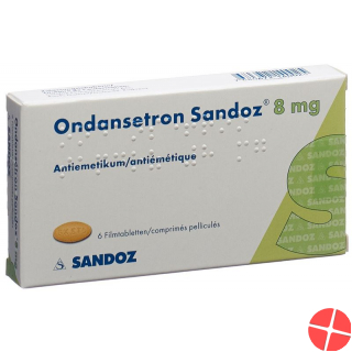 Ondansetron Sandoz Filmtabletten 8mg 6 Stück Ondansetron Sandoz Filmtabletten 8mg 6 Stück