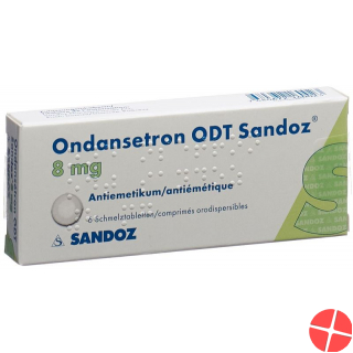 Ondansetron Odt Sandoz Schmelztabletten 8mg 6 Stück