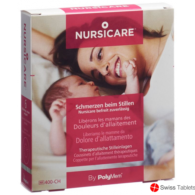 Polymem Nursicare Med Wund Stillpad ?63mm 6 Stück buy online