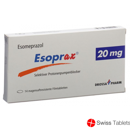 Esoprax Filmtabletten 20mg 14 Stück buy online