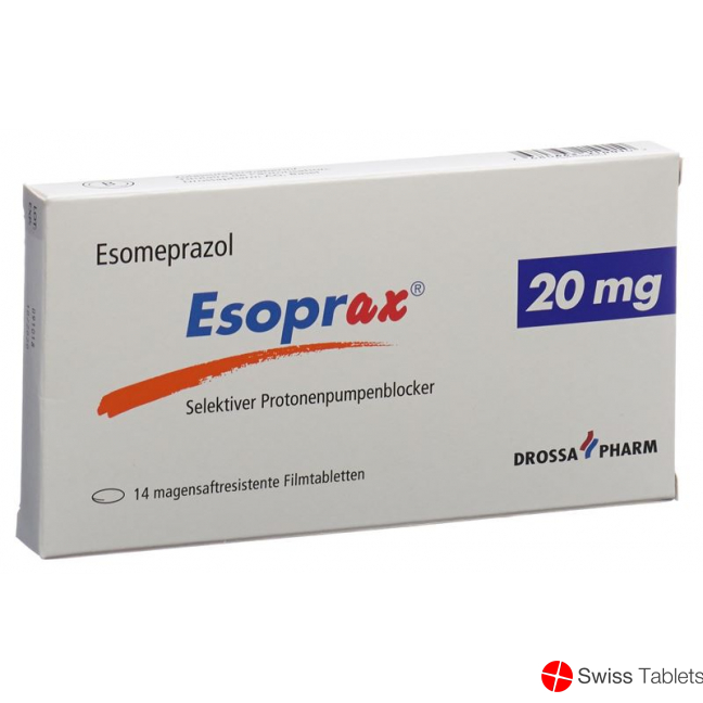 Esoprax Filmtabletten 20mg 14 Stück buy online