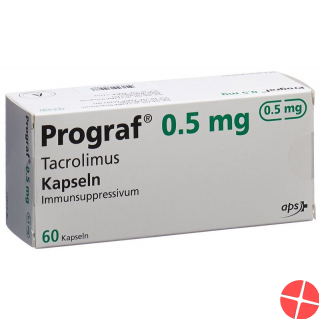 Prograf (pi) Kapseln 0.5mg 60 Stück