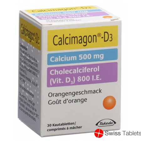 Calcimagon D3 500/800 Orange (o Aspar) Dose 30 Stück buy online