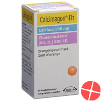 Calcimagon D3 500/800 Orange (o Aspar) Dose 90 Stück