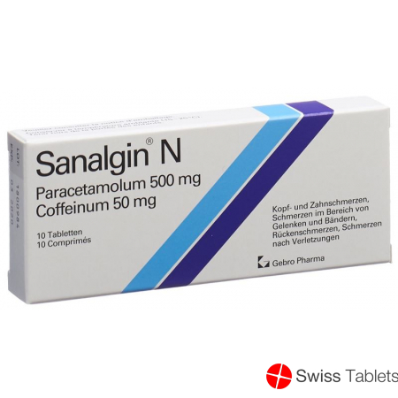 Sanalgin N Tabletten (neu) 10 Stück buy online